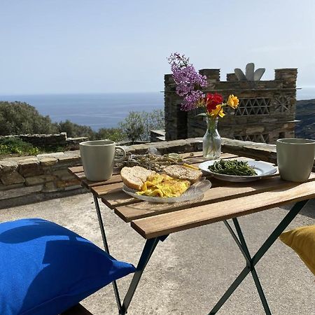 Sineti Andros Vineyard House With Sea View 아파트 외부 사진